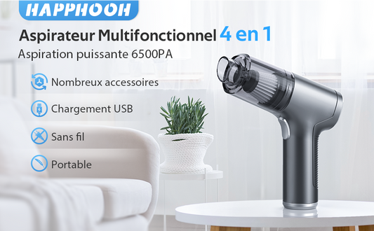 4 in 1 Cordless Car Vacuum Cleaner